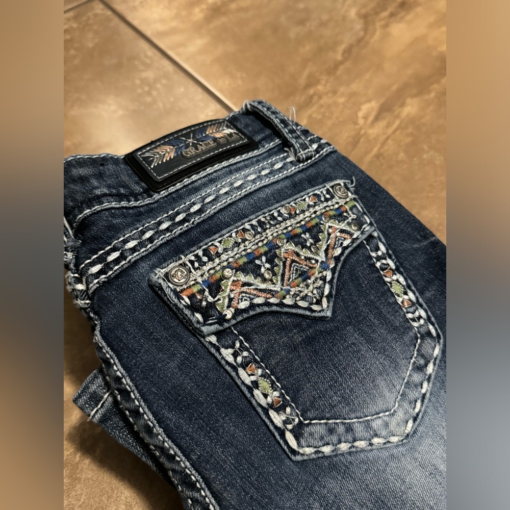 Grace in LA Girls Jeans – Size 14, Low-Rise - Picture 5 of 5